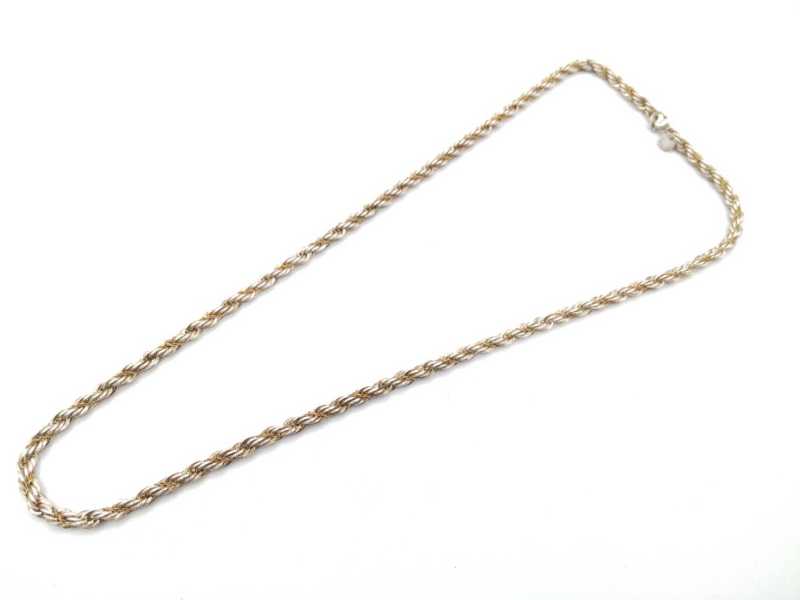 ティファニー買取 ツイストチェーンネックレス 750×SV925 